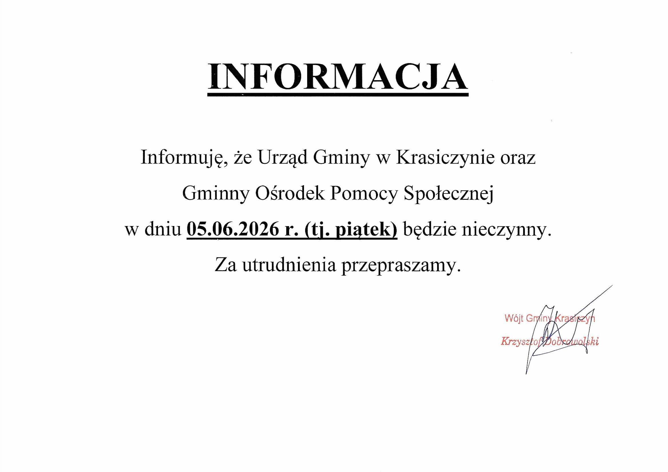 Informacjaczerwiec